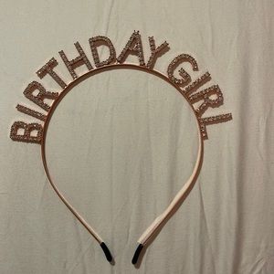 Birthday girl rose-gold tiara